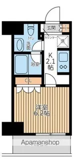 1Kの間取り画像