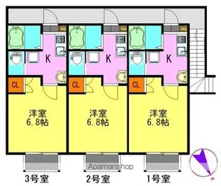 アーバンヒルズ柏【2階】の間取り