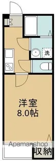 ルピナス旭ヶ丘【2階】の間取り