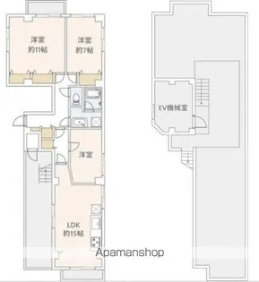 江上ビル【6階】の間取り