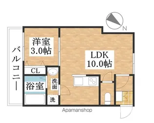 ティンガーラ須ケ口 EAST【2階】の間取り