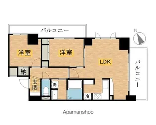 センチュリー八王子ルミエール【9階】の間取り