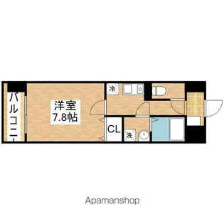 HF今池南レジデンスEAST【E0603号室】の間取り