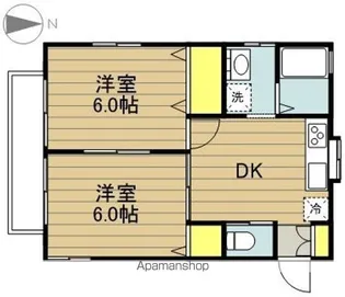 ハイツとき帆【101号室】の間取り