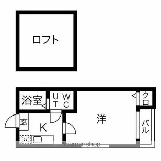 ルーエ 2番館【202号室号室】の間取り