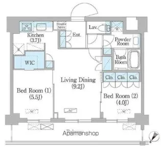 NIIYA平和台【2階】の間取り