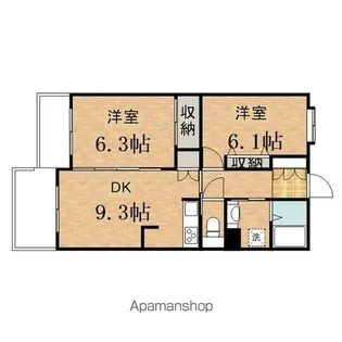 東京都日野市南平1丁目【マンション】の間取り