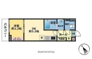 メゾン・ドゥ・アッシュ柏の葉【1階】の間取り