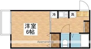 プレジール上所【106号室】の間取り