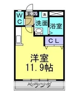 サンヒルズ広坂【103号室】の間取り