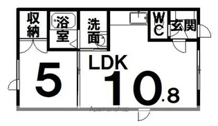 リーベンスⅡ【2階】の間取り