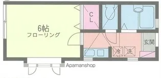 ピュア・スプリング弘明寺【106号室】の間取り