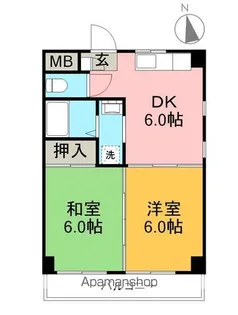 雷門ビル【3階】の間取り