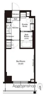 東京都中野区江原町2丁目【マンション】の間取り