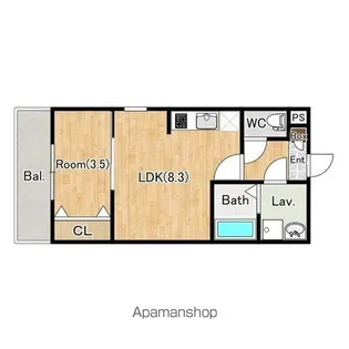 (仮称)ジーメゾン千葉出洲港ラビアン【1階】の間取り