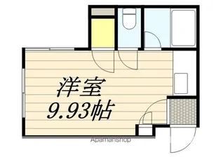 N43クラブハウスA【202号室】の間取り