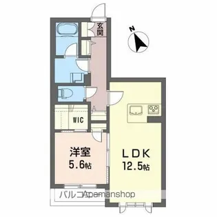 プロヌーブ・アイ【2階】の間取り