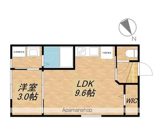 エクセルピーク【201号室】の間取り