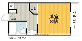 サニーハウス【1階】の間取り