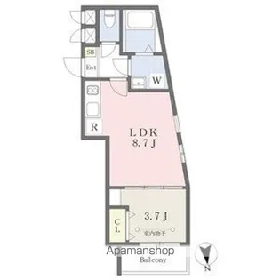 Cherim並木【1階】の間取り