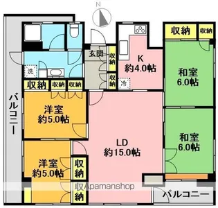 橘ビル【301号室】の間取り
