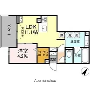 D-SOLIS一社【3階】の間取り