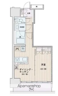 1LDKの間取り画像
