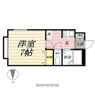 グリーンヒル保土ヶ谷【206号室】の間取り