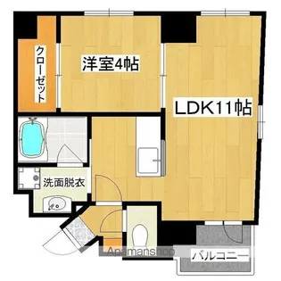 ロータスエイト【7階】の間取り