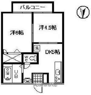 コーポ・リーナ【102号室】の間取り