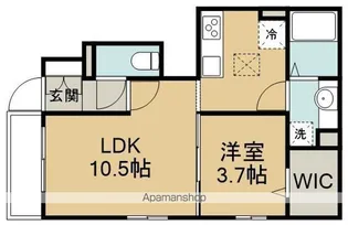 グレイス坂戸【1階】の間取り