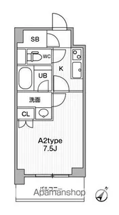JMF RESIDENCE 町田【7階】の間取り