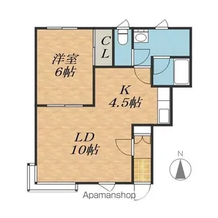 リトルフォレスト【2階】の間取り