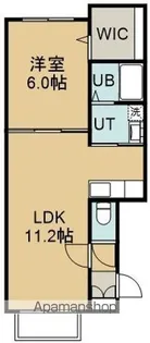 フラワーレジデンスⅠ【201号室】の間取り