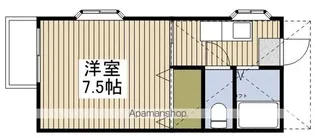 コーポ・セラヴィ【203号室】の間取り