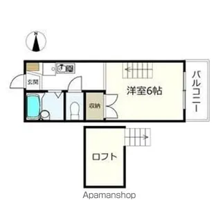 アバロン【2階】の間取り