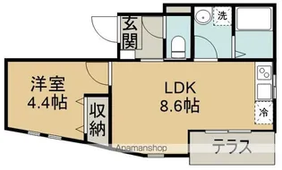 PARKLET・高坂【1階】の間取り