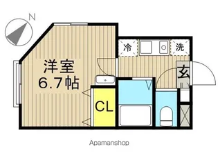 パインヒル東小岩【3階】の間取り