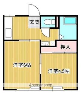 ハイツ智【101号室】の間取り