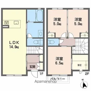 ジュネス・YOUTOⅡ【1階】の間取り