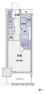 エスティメゾン大島【8階】の間取り