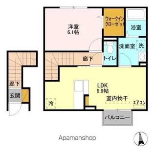 グラマードマレⅨ【2階】の間取り
