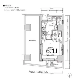 XEBEC練馬【7階】の間取り