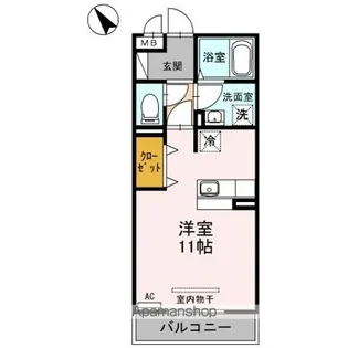 エル・スリー石橋【2階】の間取り