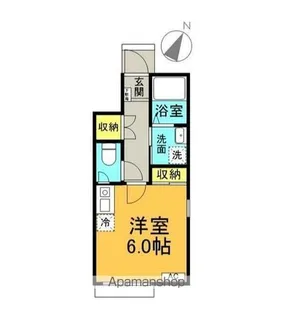 ベレガンス新鎌ヶ谷Ⅱ【1階】の間取り