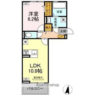 タイムズ・スクエアⅤ FOUR【2階】の間取り