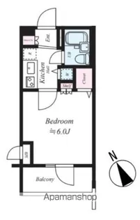 ステージファースト青山【1階】の間取り