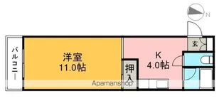 ハイスリー21Ⅱ【3階】の間取り