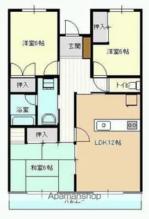 アルカディア祇園【101号室】の間取り