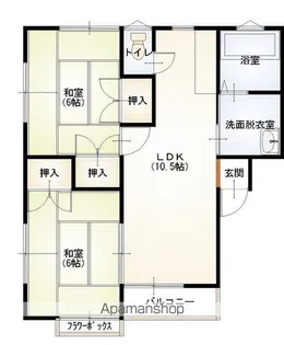 ミカミハイツA棟【101号室】の間取り